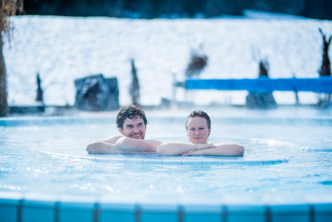 Beheiztes Outdoorbecken © Erlebnistherme Amadé_Nadia Jabli